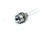6 MM RED LED PMI HT 28V, 6" Wire Leads, Non-tinted, Non-diffused, 26 AWG