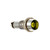 607 LED PMI 0.283" Yellow, Recessed, 12 VDC, Straight Leads, Chrome