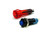680 LED PMI 0.433" Orange, Tintd, Non-Diff, Snap-in, 12 VDC, 6" Wire Leads, 24 AWG