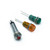 DISCONTINUED | 678 LED PMI 0.354" Orange, Snap-in w/bezel, 6 VDC, 6" Wire Leads, 24 AWG