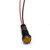 656 Series 1/2" FLT ORN 5VDC W/LEAD BLACK NICKEL
