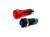 680 LED PMI 0.433" Red, Tintd, Non-Diff, Snap-in, 24 VDC, 6" Wire Leads, 24 AWG