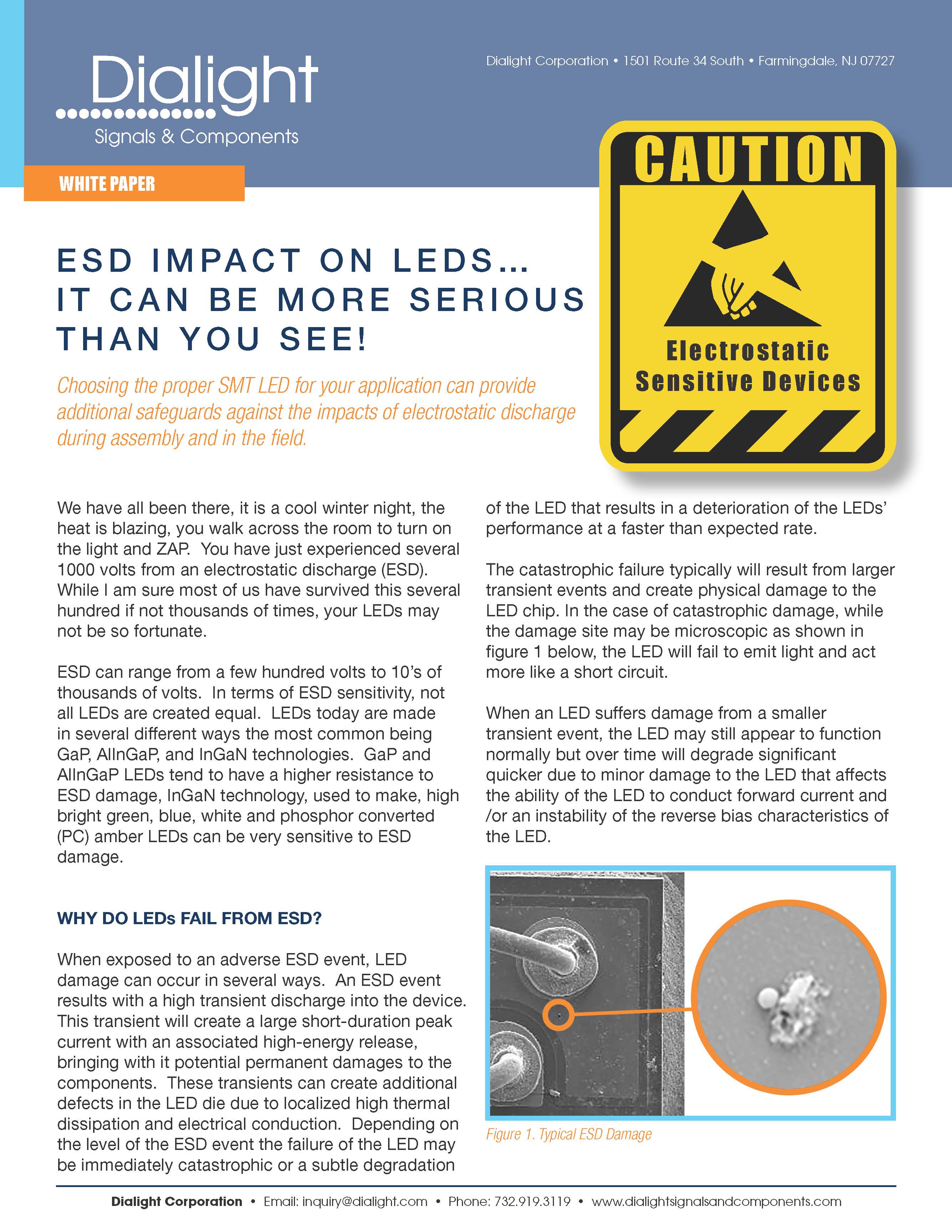 White Paper - ESD impact on LEDs