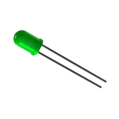 521 Series 5.0mm Green 569nm 24.9mcd 60 Deg Discrete LED Lamp