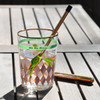 trendy metal straw for cocktail, modern straw accessory, to replace the plastic straw