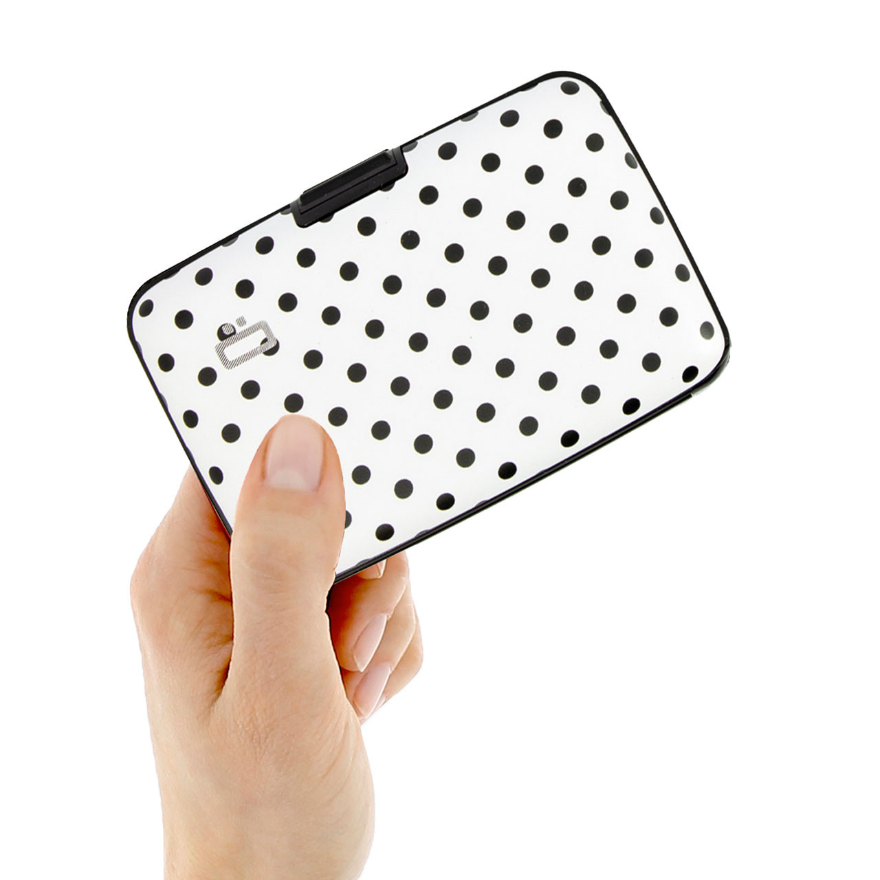 Brandweerman Vel Charlotte Bronte Aluminum Wallet , Dots Print Wallet | Giftbori