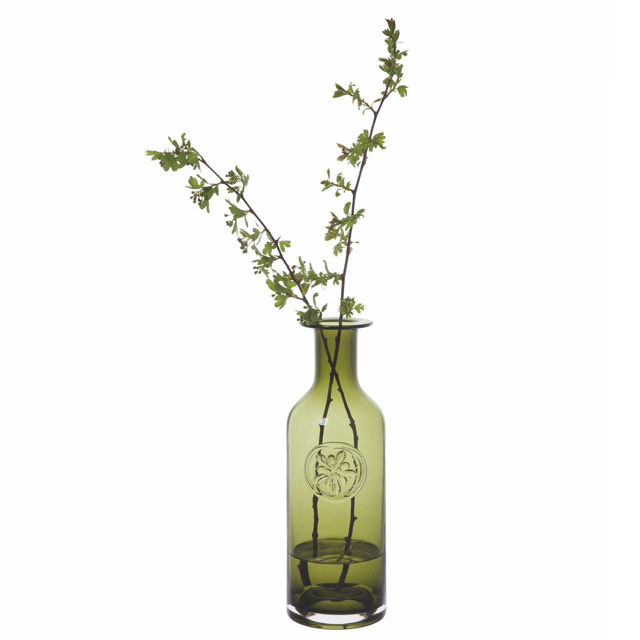 Glass bottle, flower bottle, flower vase Giftbori