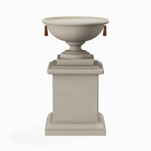 Agora Urn with Metal Rings