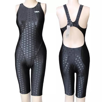 NSA Ladies Sharkskin Competition Swimsuit Kneesuit