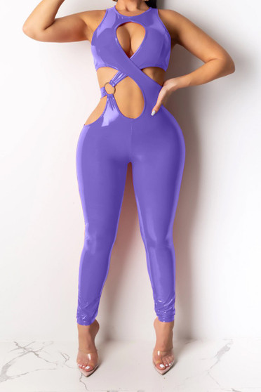 purple catsuit