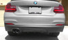 BMW M Performance Matte Black Rear Diffuser for 228i, 228ix