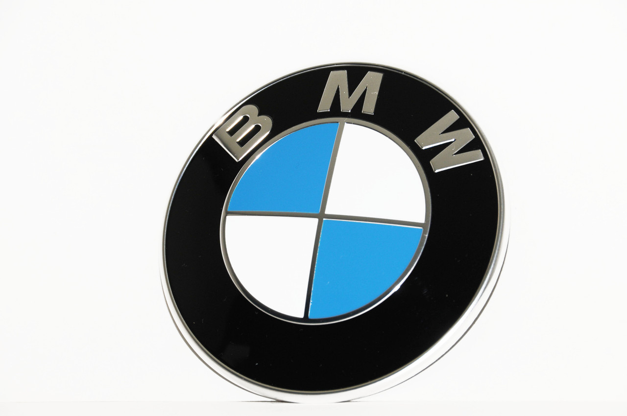 BMW 82mm logo emblem (hood or trunk). Original BMW