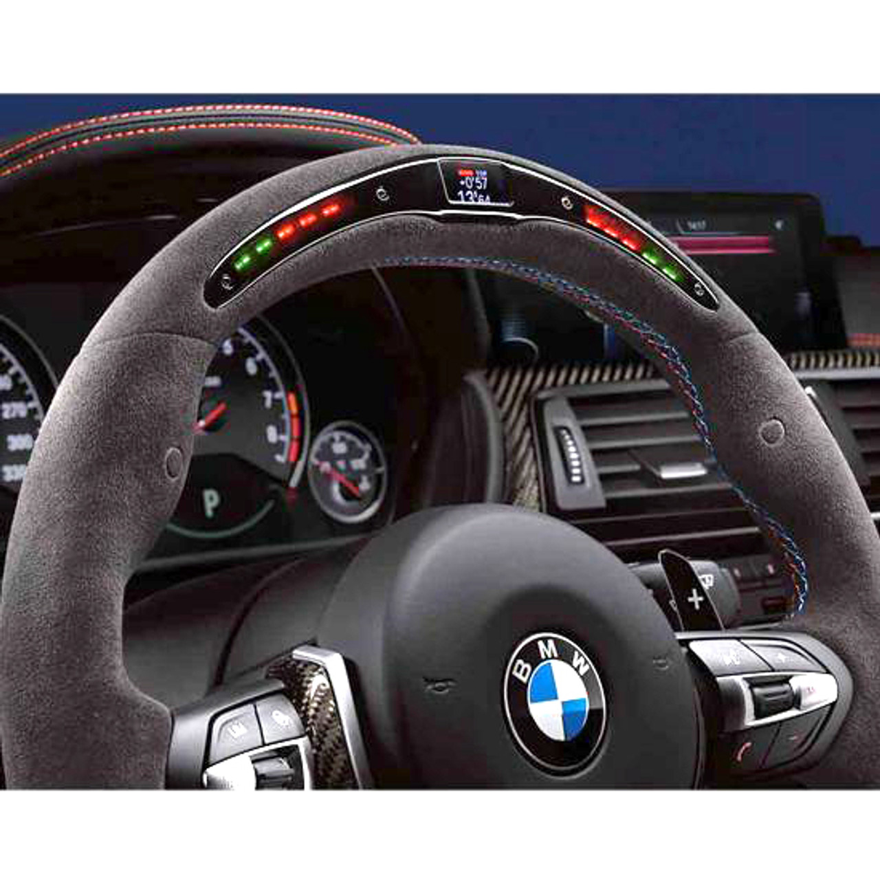 BMW M Performance Electronic Steering Wheel, Alcantara with Race Display for  M3, M4