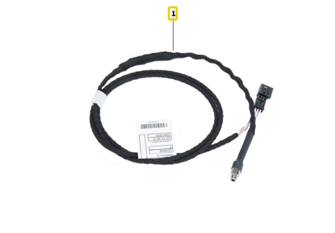 Genuine BMW 3 E46 M57 Diesel Positive Cable Auxiliary Heater