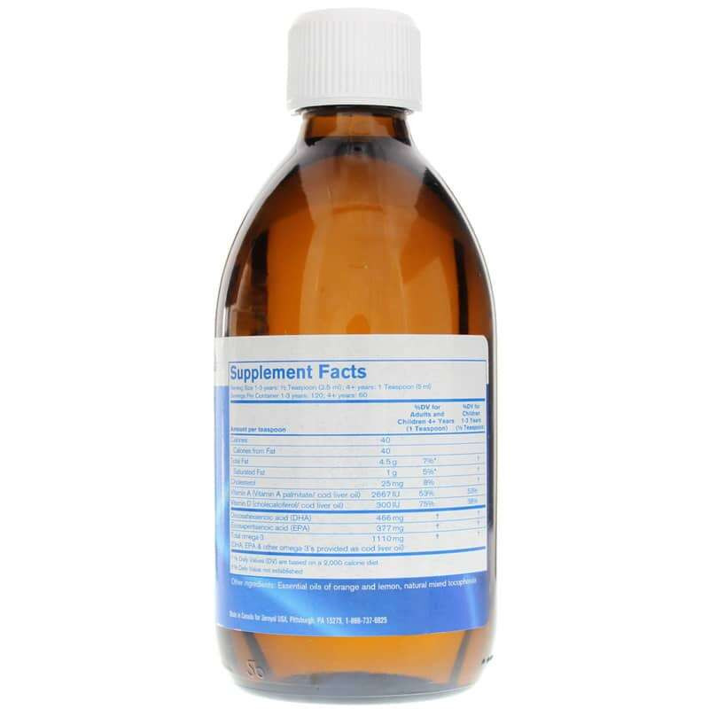 Pharmax Finest Pure Cod Liver Oil Liquid 10.1 Oz Free 2 to 4 Day