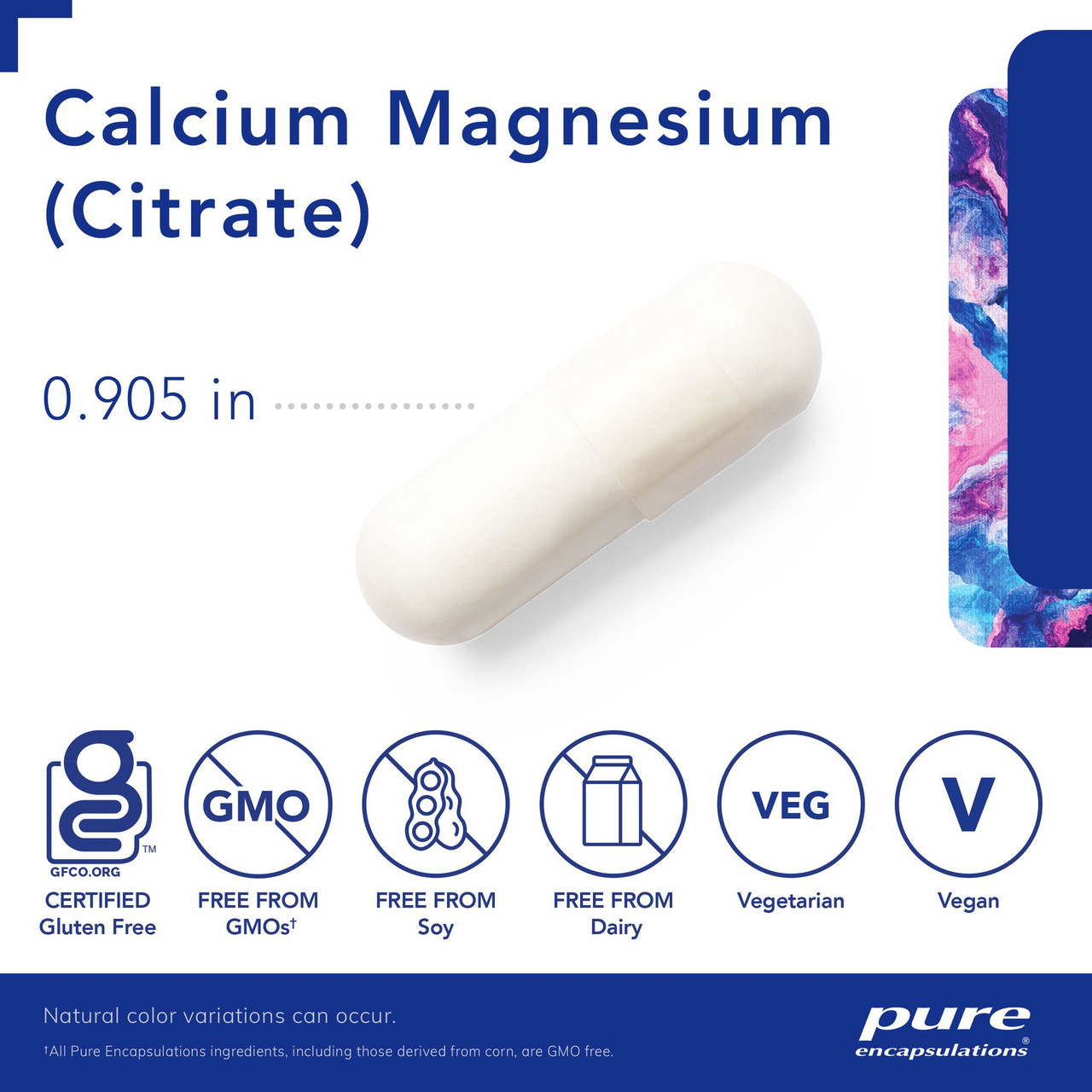 Pure Encapsulations Calcium Magnesium(Citrate) capsules