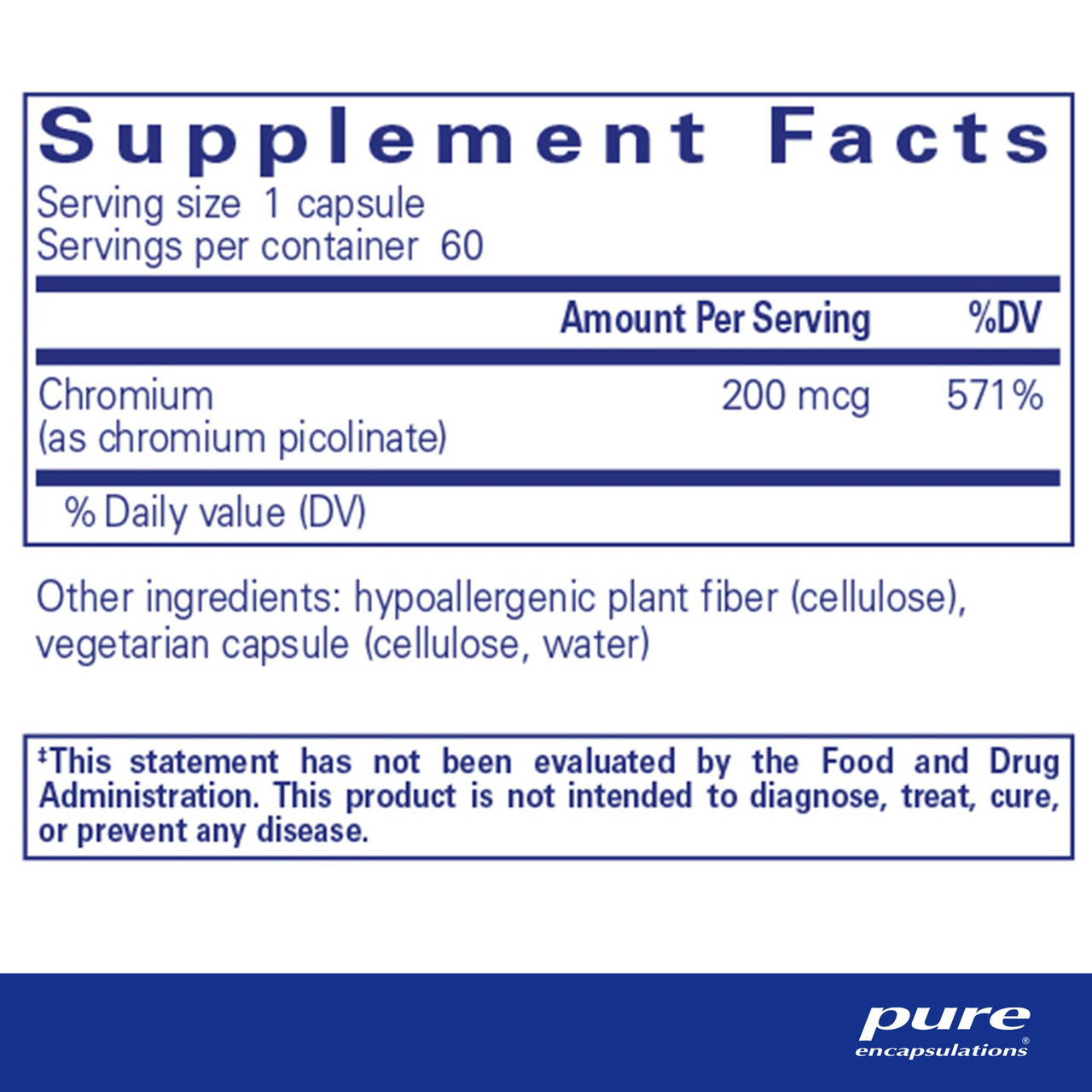 Best Time Of Day To Take Chromium Picolinate Pure Encapsulations Chromium (Picolinate) 200 Mcg - Capsules - Free 2