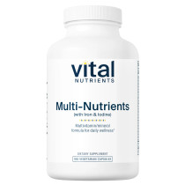 Vital Nutrients Multi-Nutrients with Iron & Iodine - 180 Capsules