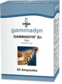 Unda Gammadyn Zn - 30 ampules