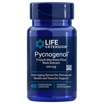 Life Extension Pycnogenol French Maritime Pine Bark Extract, 60 Veg Capsules