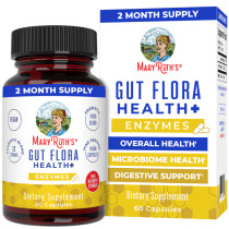 Gut Flora Health+ Enzymes , MaryRuth's Organics