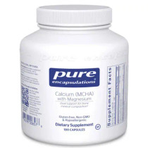 Pure Encapsulations Calcium (MCHA) With Mag - 180 Capsules