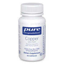 Pure Encapsulations Copper (Glycinate) - 60 Capsules