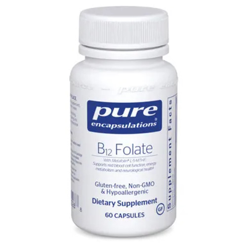 Pure Encapsulations B12 Folate - 60 Capsules