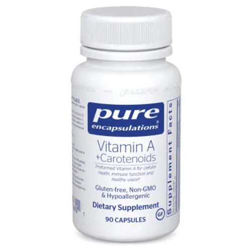 Pure Encapsulations Vitamin A + Carotenoids - 90 capsules