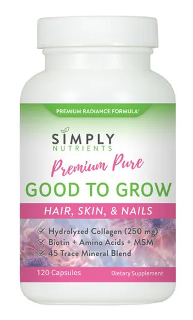 Simply Nutrients Good to Grow Hair Skin and Nails