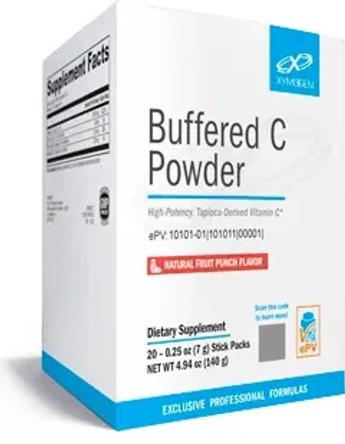 Buffered C Powder Natural Fruit Punch 20 servings