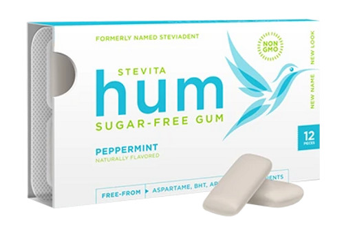 Stevita Hum Sugar-Free Gum - Peppermint