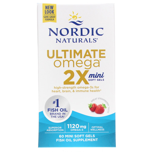Nordic Naturals Ultimate Omega 2X Mini, 60 Softgels