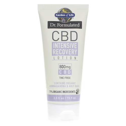 Garden of Life Dr. Formulated CBD Intensive Recovery Lotion, 2.5 Oz