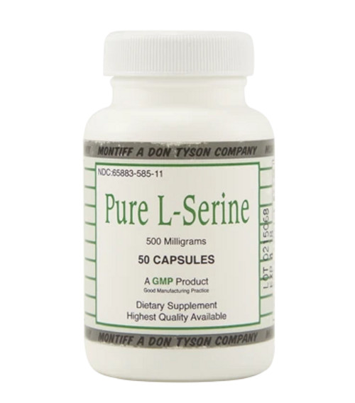 Montiff Pure L-Serine 500 Mg - 50 Capsules