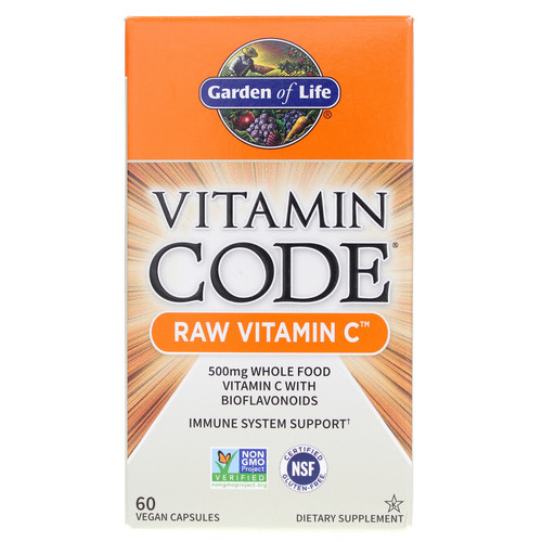 Garden of Life Vitamin Code Raw Vitamin C 500 Mg