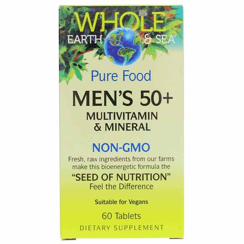 Natural Factors Whole Earth & Sea Men's 50+ Multi