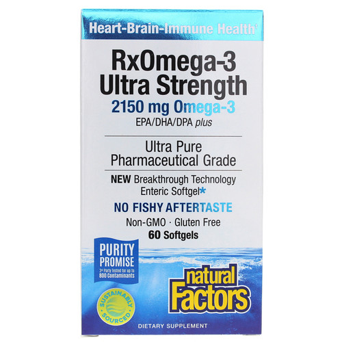 Natural Factors RxOmega-3 Ultra Strength