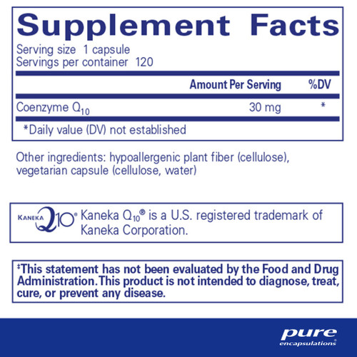 Pure Encapsulations CoQ10 30 Mg - 120 capsules