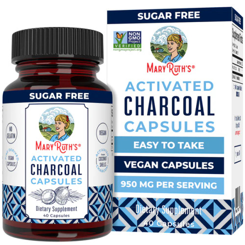 Charcoal Capsules , MaryRuth's Organics