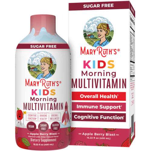 Kids Liquid Morning Multivitamin, MaryRuth's Organics