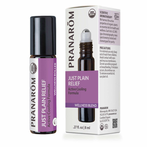 Just Plain Relief Roll-On Wellness Blend, .27 Oz, by Pranarom