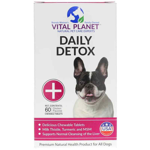 Daily Detox for Dogs Chewable Tablets , 60 Chewable Tab, by Vital Planet