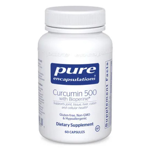 Pure Encapsulations Curcumin 500 with Bioperine - 60 capsules