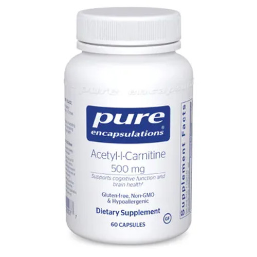 Pure Encapsulations Acetyl-L-Carnitine 500 Mg - 60 capsules