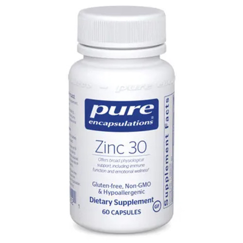 Pure Encapsulations Zinc 30 - 60 Capsules