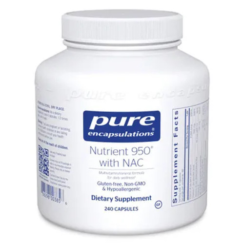 Pure Encapsulations Nutrient 950 With Nac - 240 Capsules