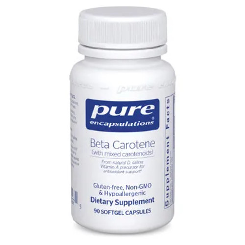 Pure Encapsulations Beta Carotene(with Mixed Carotenoids) - 90 Softgels