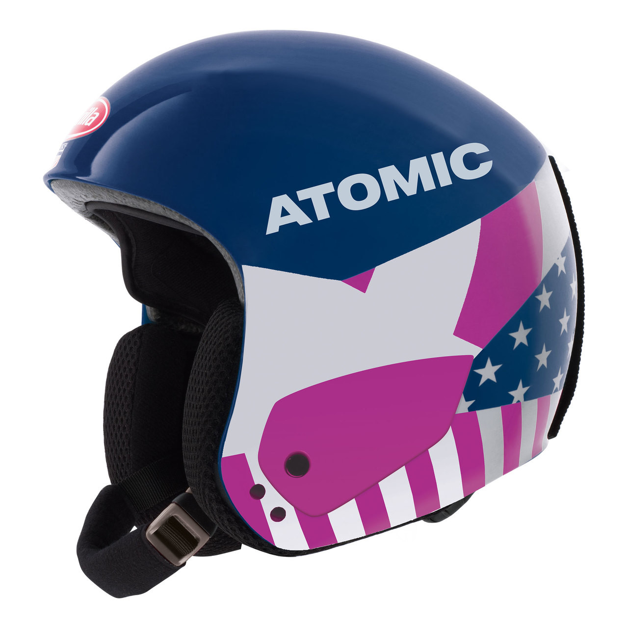 新品未使用 ATOMIC SL ヘルメット Mikaela Shiffrin Atomic REDSTER Mikaela Replica Helmet - Race Werks