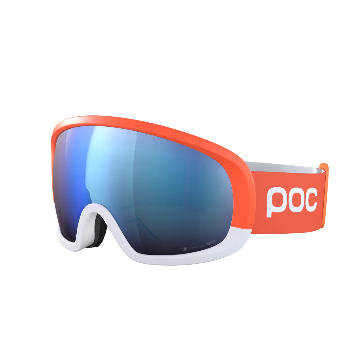 Masque De Ski POC Fovea Mid – Vision Maximale, Verre Miroir Spektris, Anti-buée, Ajustement Confortable – Pour Jeunes Et Petits Visages